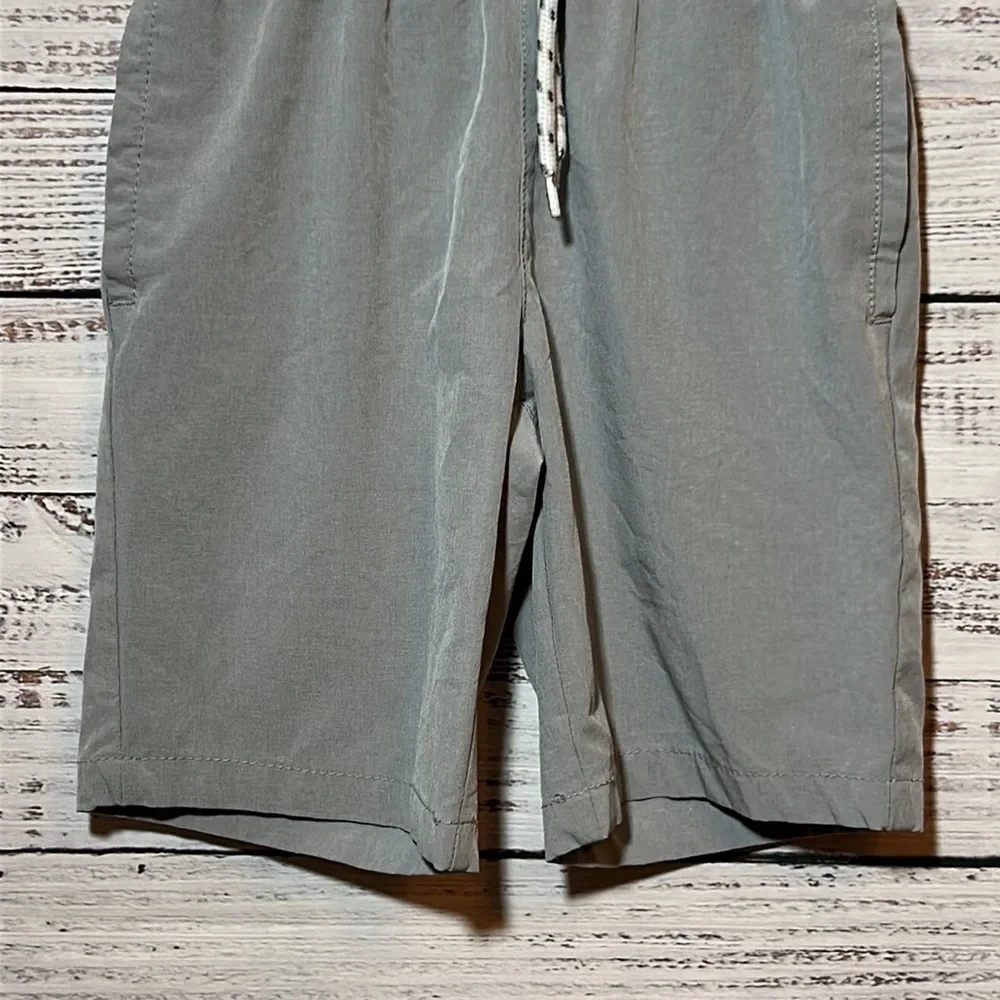 First Wave Pull-On Crosshatch Synthetic Shorts Gray 8 Big Boys
